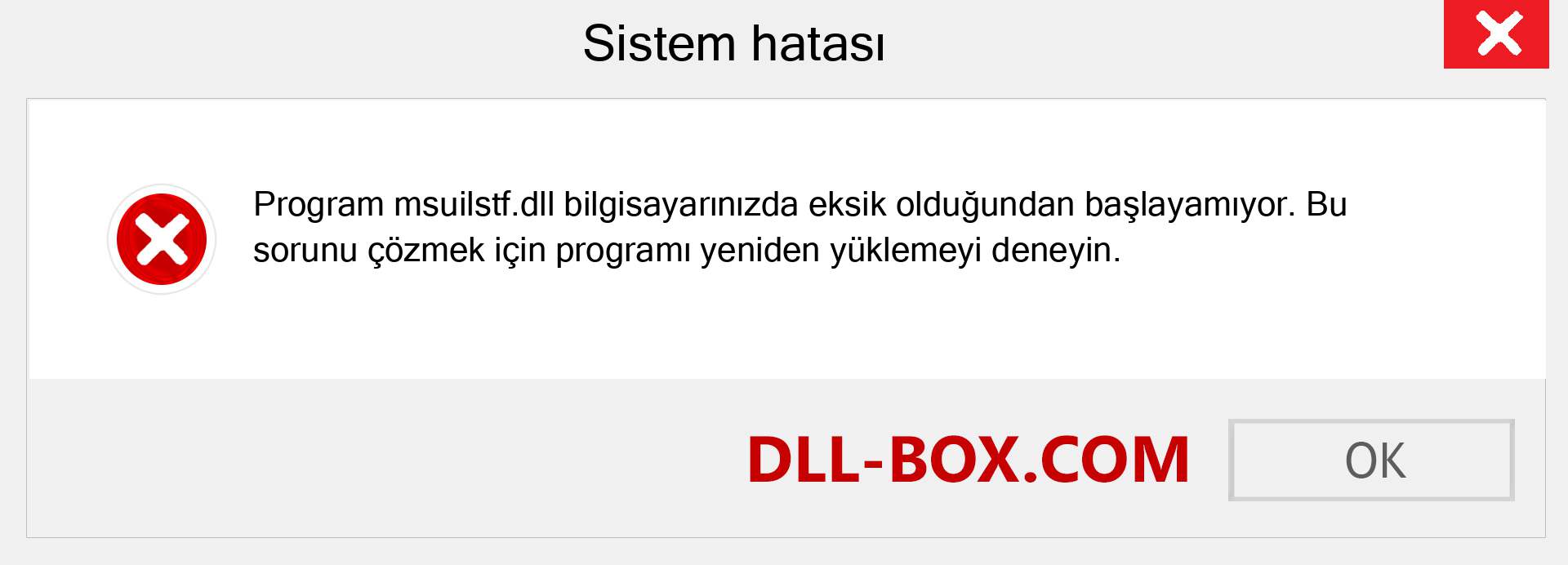 msuilstf.dll dosyası eksik mi? Windows 7, 8, 10 için İndirin - Windows'ta msuilstf dll Eksik Hatasını Düzeltin, fotoğraflar, resimler